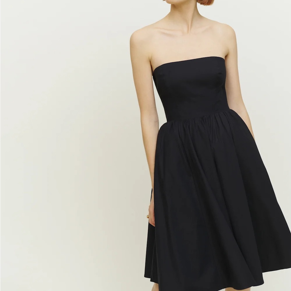 Reformation Buttercup Dress Black - Size 6